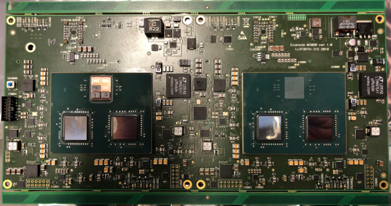 ExaNoDe prototype with Multi-Chip-Modules, 3D Integrated Circuit and FPGA bare dies