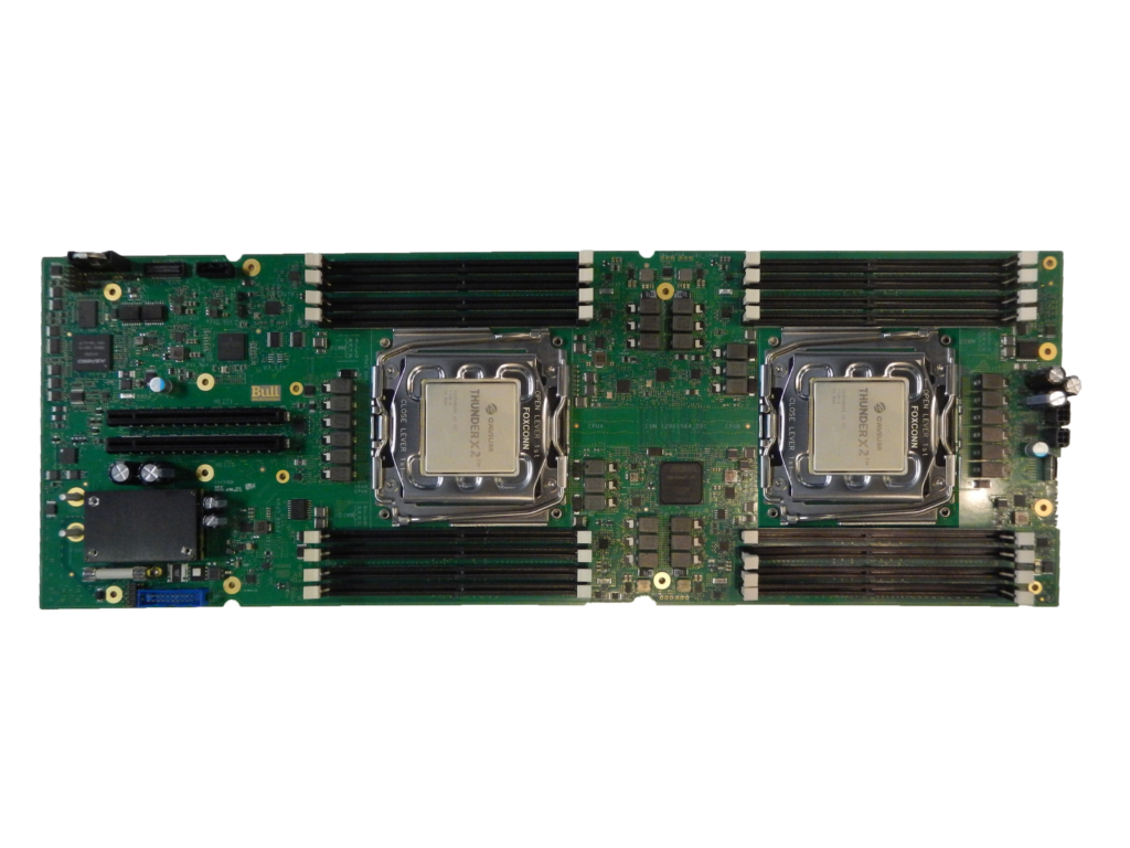 Mont-Blanc 3 prototype blade, equipped with Cavium ThunderX2 ArmV8 processors